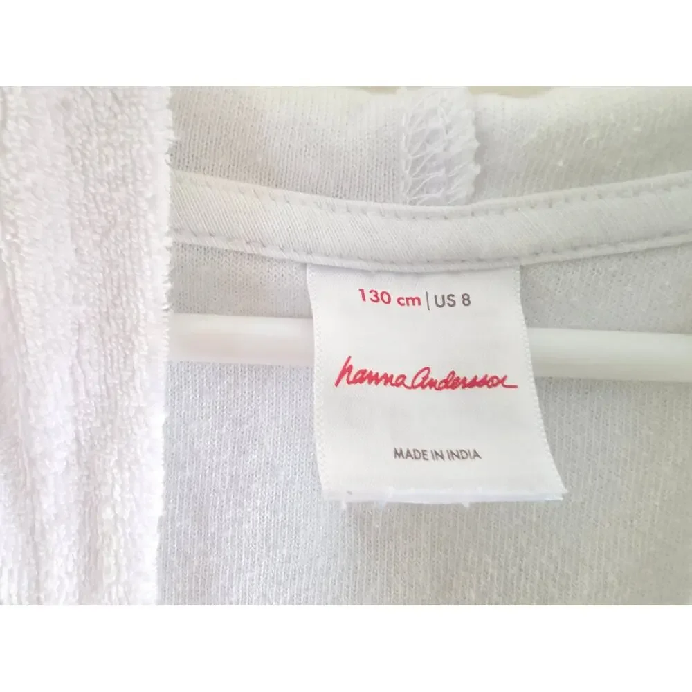 Hanna Andersson Girls 8 Sunsoft Rainbow Terry Swim Cover-up - Picture 4 of 4